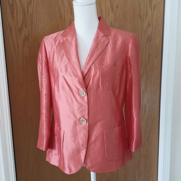TALBOTS NWT Silk Blazer 10 - Picture 1 of 15